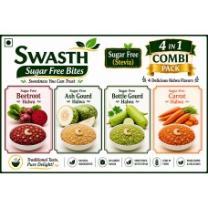 Swasth Combo Pack SUGAR FREE Halwa-360 gms (Made From STEVIA)